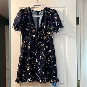 Floral ruffle dress from CUPSHE, brand new.